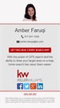 Mobile Screenshot of amberfaruqi.com